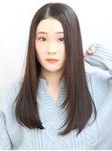 【lagoon加藤信綱】春夏透明感ストレート×ナチュラルレイヤー