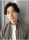 「NIKO」センターパートパーマスタイル