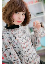 ピンクブラウン×エアリーミディで大人ガーリー♪b1