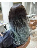 水色グラデーション