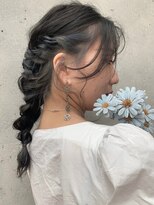 ショコラ アベノ(Chocolat ABENO)&nbsp;#インナーカラー#シルバーブルー#ドレスヘア#ショコラアベノ