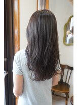 ミマール(mimar)&nbsp;ロングレイヤー＆インナーパープル