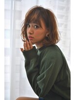 サングース(Sungoose) Sungoose カーキグレージュ大人かわいいフェザーバング