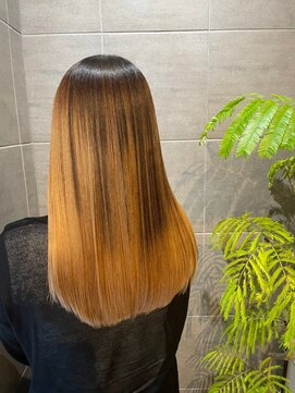 ナナナパレナ 梅田店(nanana parena) ブリーチしてても★縮毛矯正で艶サラロング