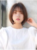 前髪あり大人ボブ20代30代40代【AIN.表参道】川原大地