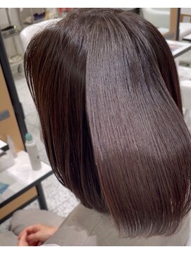 マッシュアンドマッシュアヴェダ ららぽーと福岡店(mash&mash AVEDA) 【高濃度水素カラー】マロンブラウン/ツヤ髪カラー