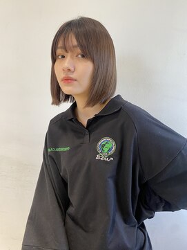 ボヌール オオサカ(Bonheur OSAKA) 切りっぱなしボブ/タッセルカット