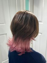 マティーナ ヘアー 池袋(Matina hair)&nbsp;【インナーウルフに桜色♪】20代30代40代