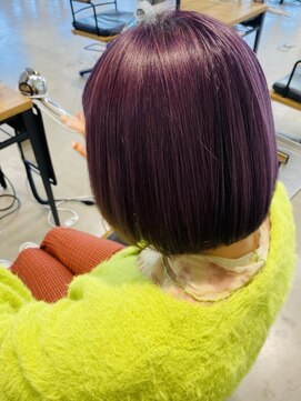 グランデュール 東静岡池田店(GRANDEUR) ブリーチonバイオレット