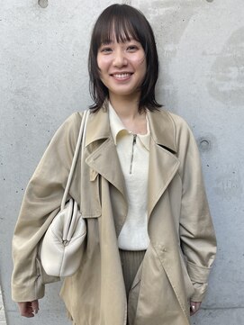 リル(Lilu) 顔周りレイヤー☆髪質改善カラーカット　クロカワケンタ