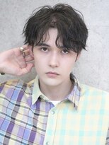 ジョエミバイアンアミ(joemi by Un ami)&nbsp;スパイラルパーマ センターパート 波巻き マッシュパーマ