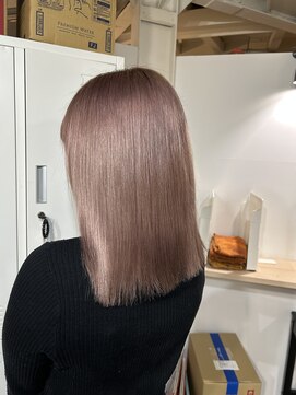 ラフ 難波店(LAFF) #黒髪#ボブルフ#ネビージュ#小顔#ワンレン