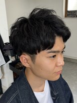 フゥ 宇都宮(FeU)&nbsp;ビジネスショートメンズマッシュツイストパーマツーブロック