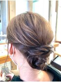 大人可愛いねじりStyleナチュラルシンプルヘアセットアップヘア