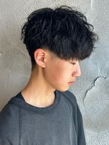 ニアウ 高崎店(Niau)&nbsp;メンズマッシュシャドウパーマニュアンスパーマメンズパーマ高崎