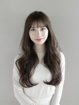 ロングレイヤー×ナチュラルブラウン