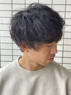 スウェル 船橋店(Swell) ダークアッシュ/アッシュブラック/カルマパーマ/ベリーショート