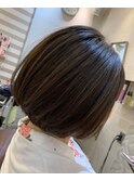 ボブスタイル。