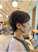 丸みショートボブ