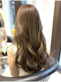 マロンベージュ/ブラウンカラー/ヘーゼルベージュ/韓国ヘア