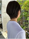 ショートボブ/耳掛け/40代50代30代/khaki