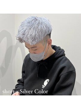 ビーテックバイゼン(B TECH by Zen) 短髪シルバーカラー