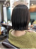 ぱつっとボブ