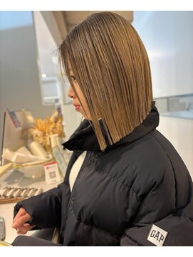 ヘアーデザインサロン シエル Ciel ぱつっとボブ/切りっぱなしボブ/