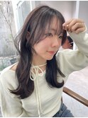 韓国風顔周りカット