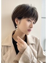 イヴォークトーキョーオーサカ(EVOKE TOKYO osaka)&nbsp;30代40代50代 ショート レイヤー 顔周り 似合わせカット