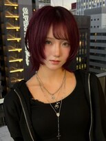 ベレーザ 渋谷(BELEZA)&nbsp;12741ラベンダーミルクティーワインレッドボブチェリーレッド