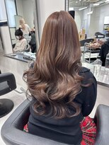 ベレーザシェルト(Beleza scelto)&nbsp;13075オリーブグレージュ韓国風巻きレイヤーカットくびれヘア