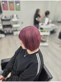 ピンクバイオレットボブ