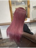 全頭ブリーチ【赤系】