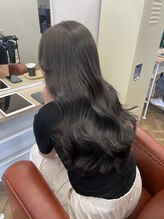 マルクヘアケア(MALQ HAIR CARE) ブリーチなしダブルカラーのオリーブグレージュ