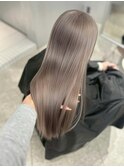くびれヘア／アプリコットオレンジ/夏のヘアアレンジ/梅田