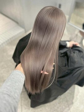 ペレ 梅田(PELE) くびれヘア／アプリコットオレンジ/夏のヘアアレンジ/梅田