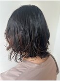 ボブ×ゆるふわパーマ 20代