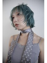 キャロルガーデンズ ボコカ 表参道(Carroll Gardens bococa)&nbsp;ペールグリーン、ペールブルー、ボブ