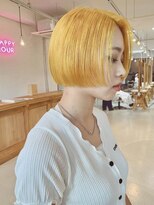 オーリーエトワ 御器所(oorry.etwa)&nbsp;【OORRY.etwa】イエローカラー×ボブ