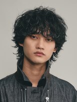 フィフス(fifth)&nbsp;原宿シャドウパーマメンズカットマッシュウルフメンズミディアム