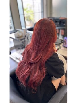 ロロ 心斎橋(LoLo.) レッドブラウンエクステ