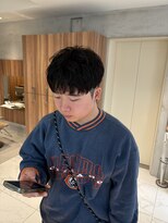 ガリカ 博多(Gallica) <ゲスト>メンズカット、くせ毛風のナチュラルマッシュ