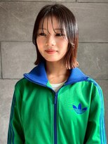 ディスコネクト(DISCO-N-NECT)&nbsp;外ハネボブ 顔周りカット 前髪カット ぱつっとボブ 髪質改善