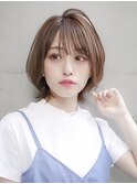 【GEEKS渋谷】ひし形レイヤーボブ/ゆるふわボブ/夏カラー/ウルフ