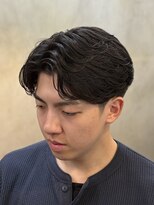 ドルクス 上野店(Dorcus)&nbsp;ニュアンスパーマ/センターパート/毛流れパーマ