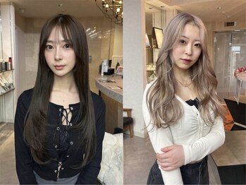 ソワンドブレスセルン 心斎橋(soin de brace cerne)の写真/伸ばしかけも一気に垢抜け◎憧れの韓国レイヤーやブリーチ毛でもまとまるロングヘアに【心斎橋/レイヤー】