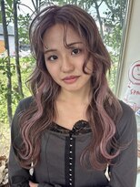 ソアロ(SOARO)&nbsp;インナーカラーホワイトピンク☆彡