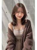 20代30代40代韓国風/レイヤー/ミルクティーベージュ