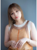 ヘアアンドメイク エジェリ(hair&make egerie) あえてストレート】切りっぱなしボブ2 グラデーション 恵比寿